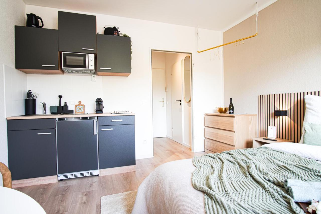 Homefy Boho Studio - Free Parking - Self Check-In - Elevator Essen Exteriör bild